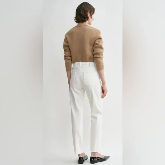 EUC Toteme Twisted Seam Denim Jeans in Off-White *new, still on website* - Picture 3 of 10